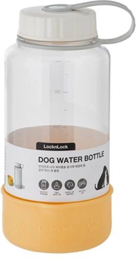 Plastová fľaša na vodu Lock 1 l pre domácich miláčikov