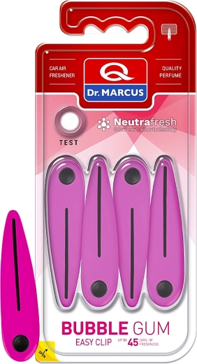 Dr. Marcus Easy Clip osviežovač vzduchu do auta Bubble Gum