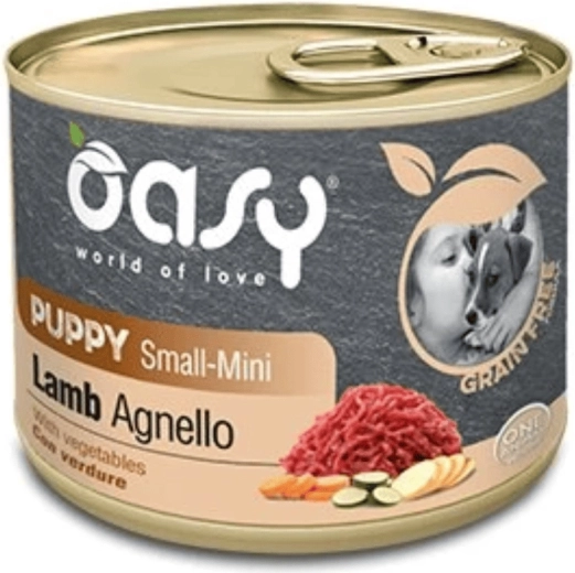 Oasy Grain Free pre šteniatka Small/Mini jahňacie 200 g