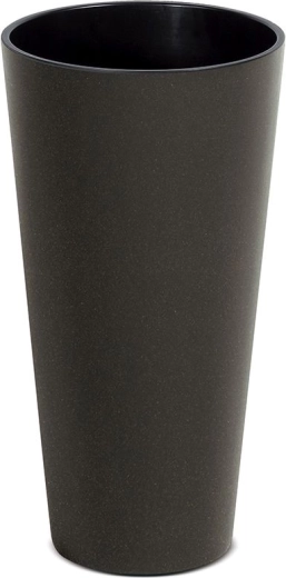 Kvetináč Tubus Slim Eco Wood 25 cm – káva