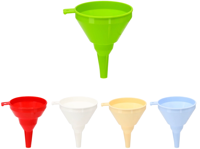 Malý plastový kuchynský lievik 8 cm FLORENTYNA