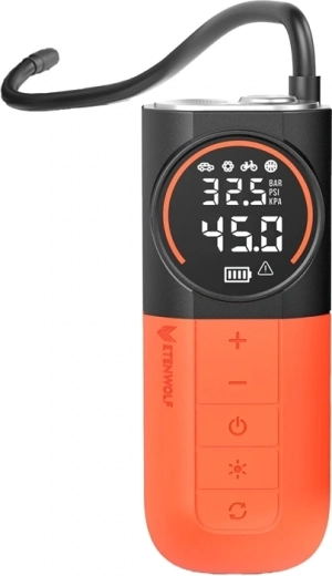 Bezdrôtový autokompresor Etenwolf S1 s batériou 5200 mAh