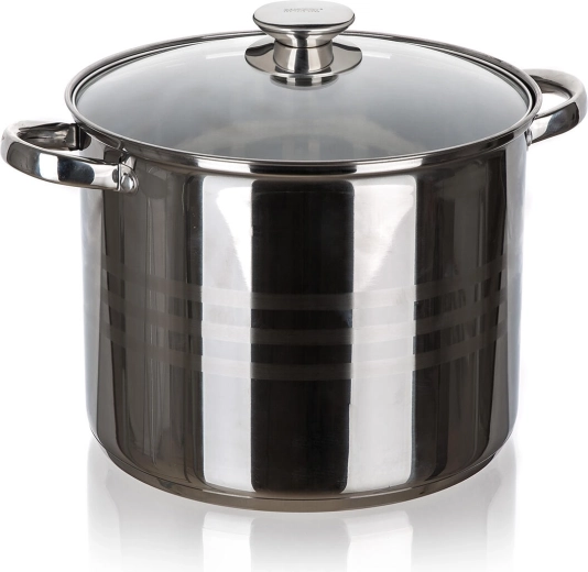 Nerezový hrniec LIVING 26 cm so sklenenou pokrievkou 11,1 l