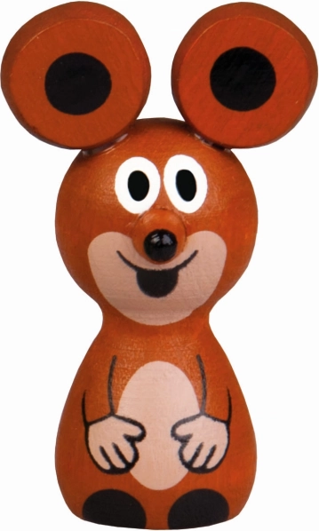 Magnetická drevená myška Detoa