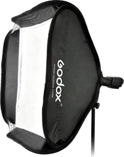 Godox skladací softbox s držiakom S a uchytením Bowens 60 × 60 cm