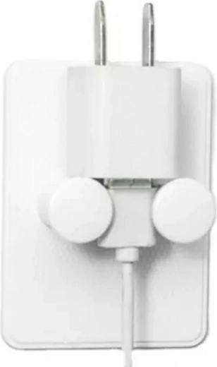 Biely držiak na holiaci strojček