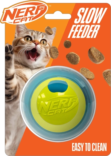 Nerf Cat interaktívna loptička na maškrty pre mačky 9 cm
