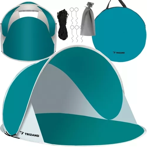 Plážový pop-up stan Trizand 190 × 120 × 86 cm s UV ochranou