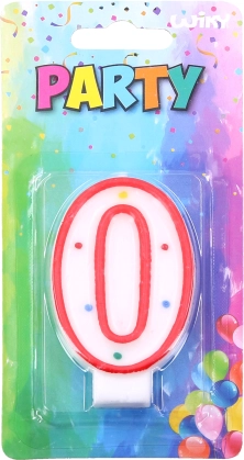 Tortová sviečka číslo 0