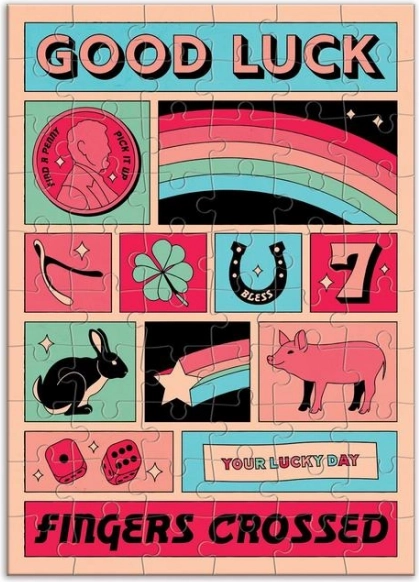 GALISON puzzle Veľa šťastia – 60 dielikov