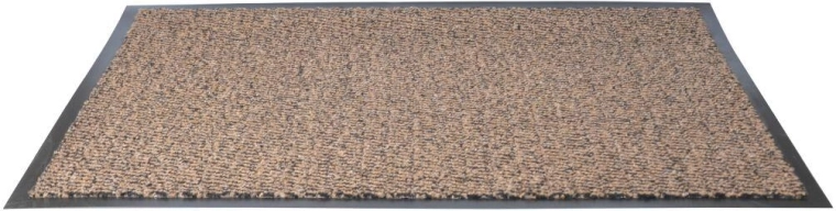 Vonkajšia čistiaca rohož z gumy a polypropylénu 60 × 90 cm, melír mix farieb