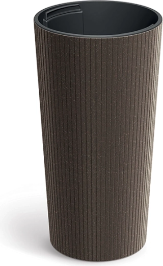 Kvetináč Lamia Slim Eco Wood káva