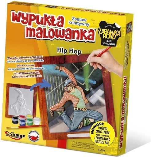 Vypuklé maľovanie – Hip Hop tanečník (kreatívna sada)