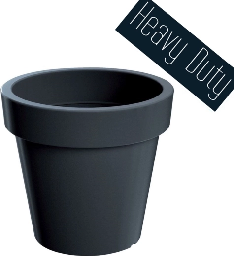 Kvetináč Lexo Round 60 cm – antracit