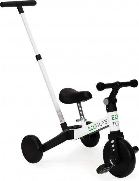 Detská trojkolka s vodiaca tyč 2 v 1 ECO TOYS