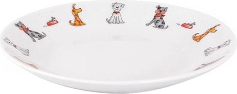 Keramický dezertný tanier Toro 20 cm Mačka a pes