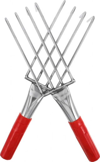 Ručný záhradný kultivátor (mini hrabličky) 4 zuby 32 cm