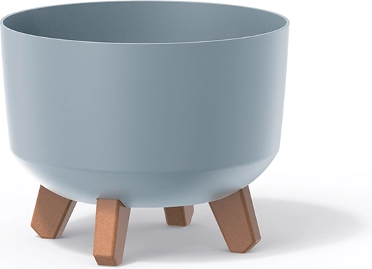 Kvetináč na nožičkách Gracia Standard 23,5 cm – svetlosivý