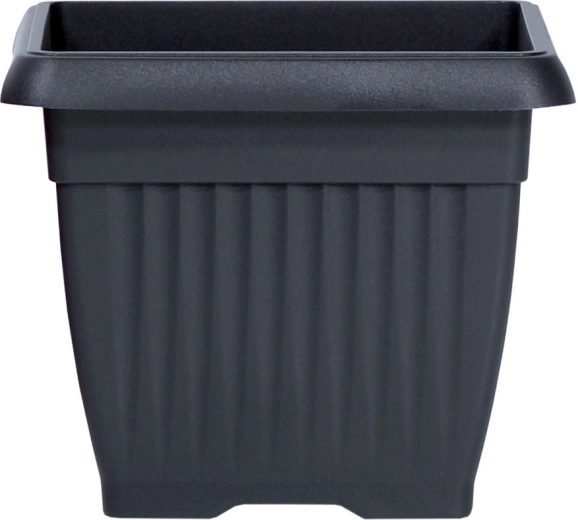 Kvetináč Terra hranatý 30 cm antracit