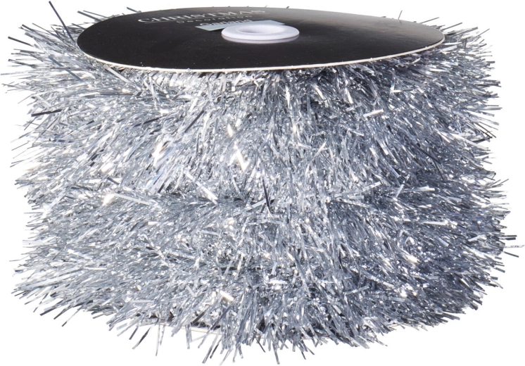 Vianočný strieborný reťaz 9 × 1000 cm