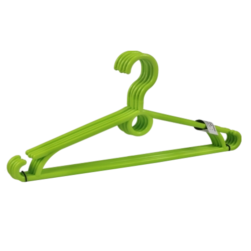 Sada otočných plastových vešiakov 5 ks