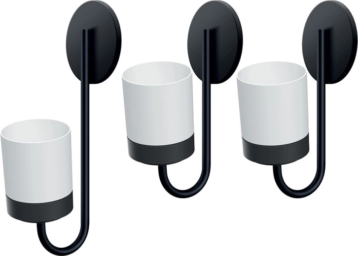 Závesná sada kvetináčov na stenu BLOOMIE Hanger, biela, 3 ks