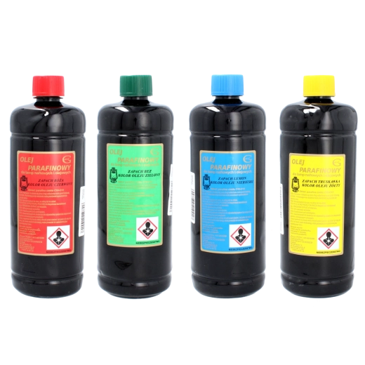 Parafínový olej do lámp 1 l – mix farieb a vôní