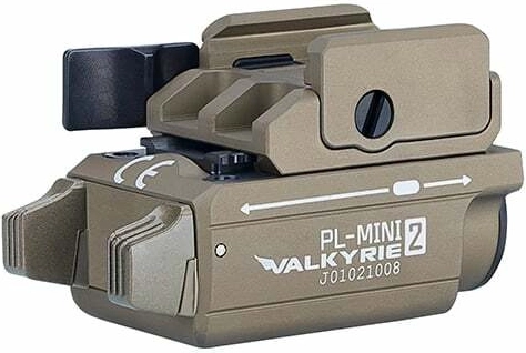 Taktické svetlo na pištoľ Olight PL-Mini 2 Valkyrie, 600 lm, pieskové