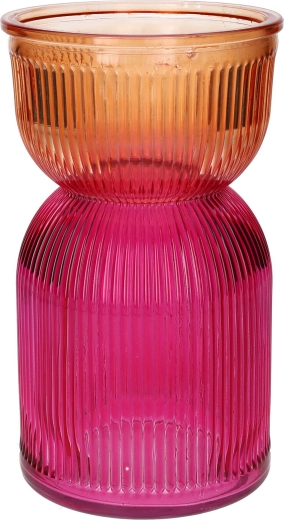 Váza Same Duo broskyňovo ružová 12 × 21 cm