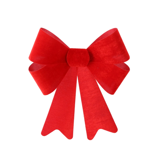 Vianočná mašľa červená 36 × 51 cm