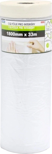 Krycia interiérová páska so zakrývacou fóliou 180 cm × 33 m