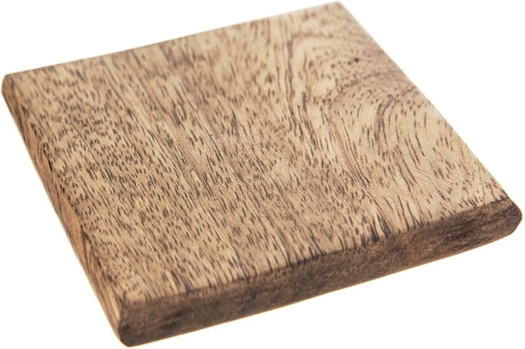 Drevená podložka pod hrnček 10 × 10 cm