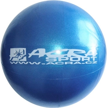 Acra overball 30 cm metalicky modrý rehabilitačný lopta - 1 kus