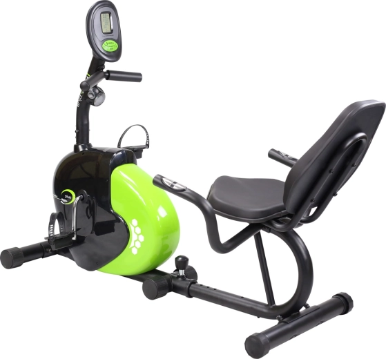 Magnetický recumbentný rotoped HMS čierno‑zelený