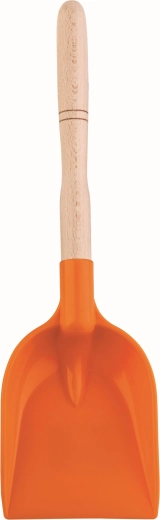 Androni detská lopatka s drevenou násadou 34 cm oranžová