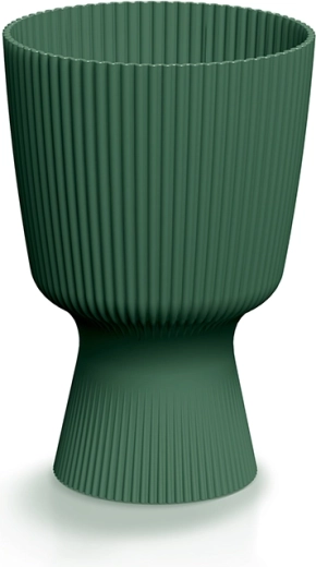 Kvetináč Milly Round 14,6 cm tmavozelený
