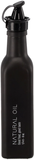 Fľaša na olivový olej 250 ml čierna