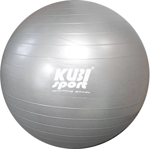Kubisport gymnastická lopta strieborná 65 cm - 1 kus