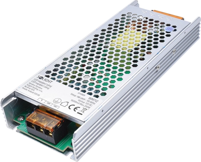 Solight LED napájací zdroj 230 V na 12 V 200 W IP20