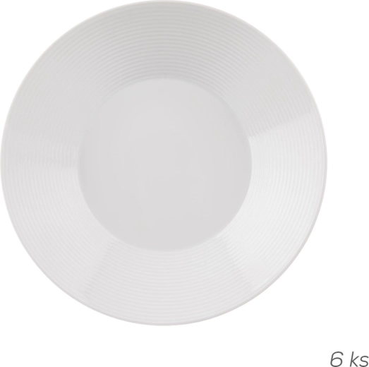 Hlboký tanier Mona linka 22 cm, sada 6 ks