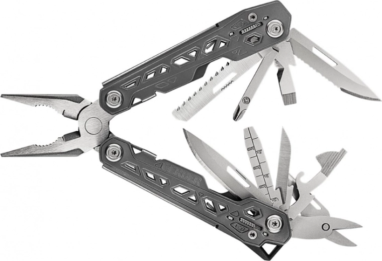 Multitool GERBER Truss, nerez, 17 funkcií s puzdrom