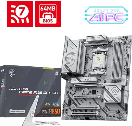 Základná doska MSI MAG B850 Gaming Plus Max WiFi