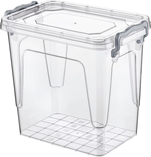 Obdĺžnikový plastový box na potraviny 1,45 l s vekom