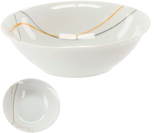 Porcelánová okrúhla šalátová miska 18 cm