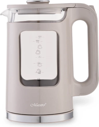 Sklenená elektrická kanvica 1,7 l 2200 W Maestro