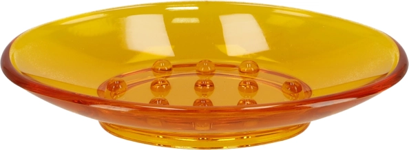 Plastová miska na mydlo, Miska na mydlo - oranžová