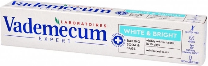 Vademecum Expert White & Bright bieliaca zubná pasta 75 ml