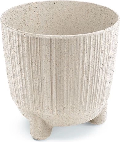 Kvetináč Ryfo N Eco Wood 12,6 biely