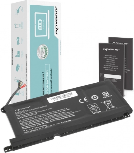 Batéria Movano PG03XL pre notebooky HP 15-dh, 15-ec, 15-dk a 16-a (4150 mAh / 47 Wh)