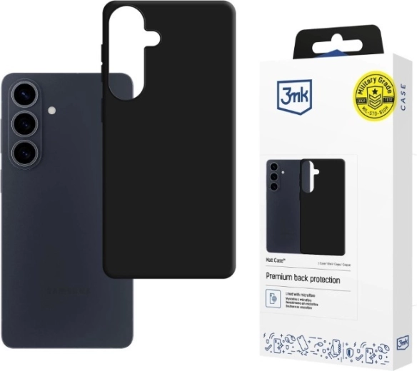 Matné puzdro 3mk Matt Case pre Samsung Galaxy S26, čierne